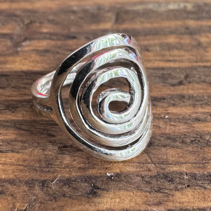 Spiral Sterling Silver Ring