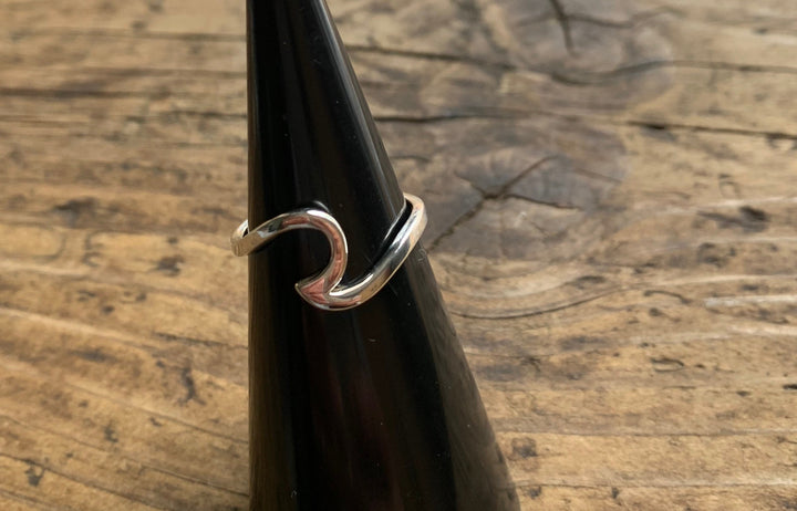 Sterling Silver Wave Ring