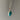 Sterling Silver Classic Oval Turquoise Necklace by Springwaves
