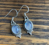 Boho Rainbow Moonstone Earrings