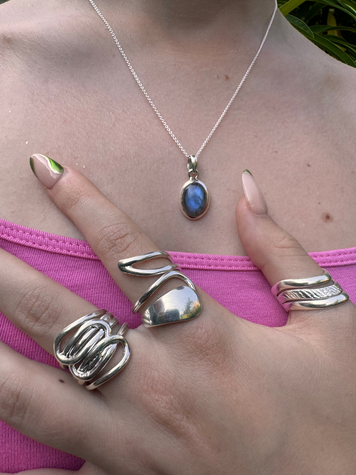 Sterling Silver Statement Wrap Ring- Thumb Ring