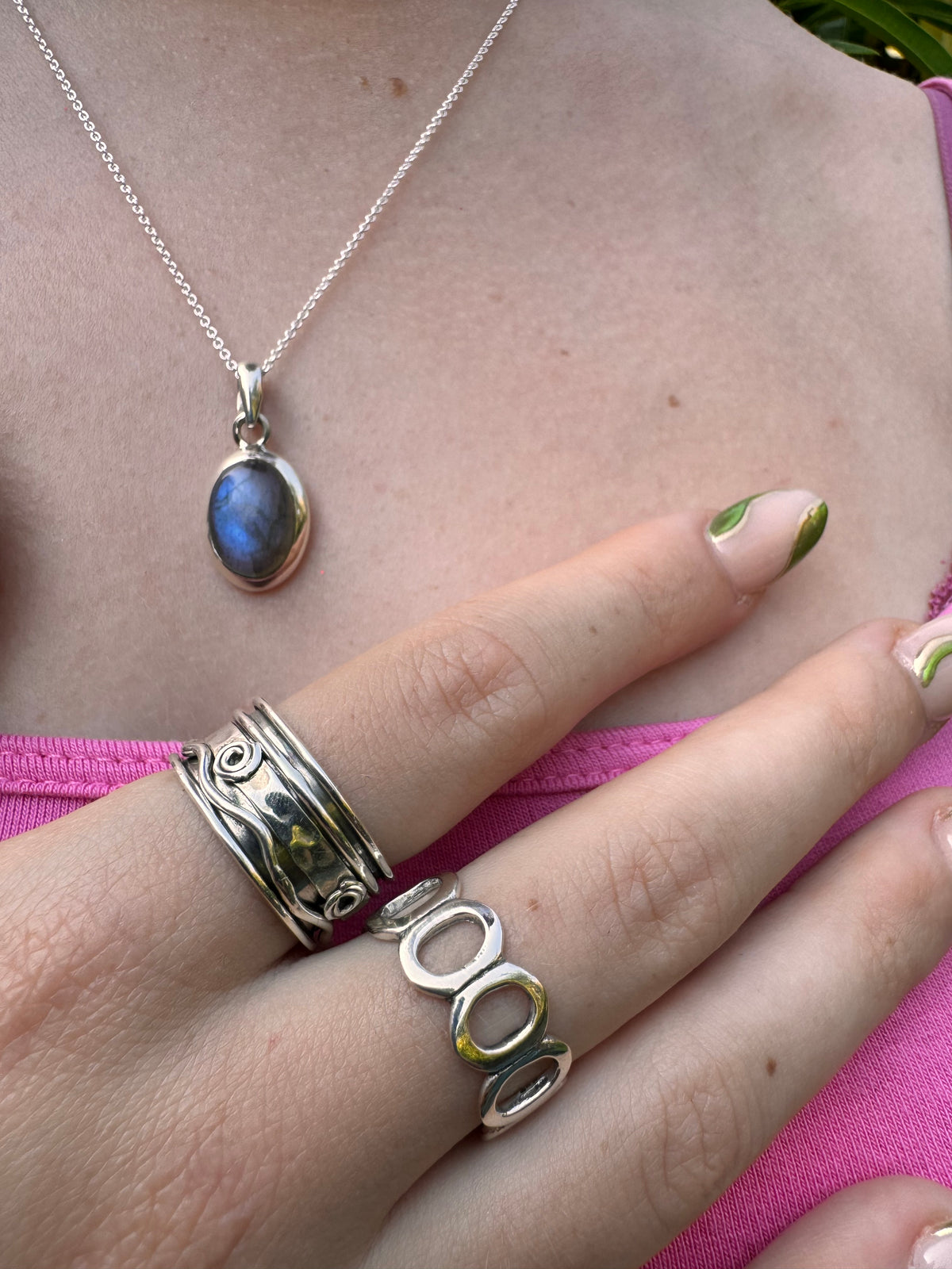 Circle Sterling Silver Ring