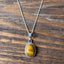 Tiger Eye Bohemian Silver Necklace
