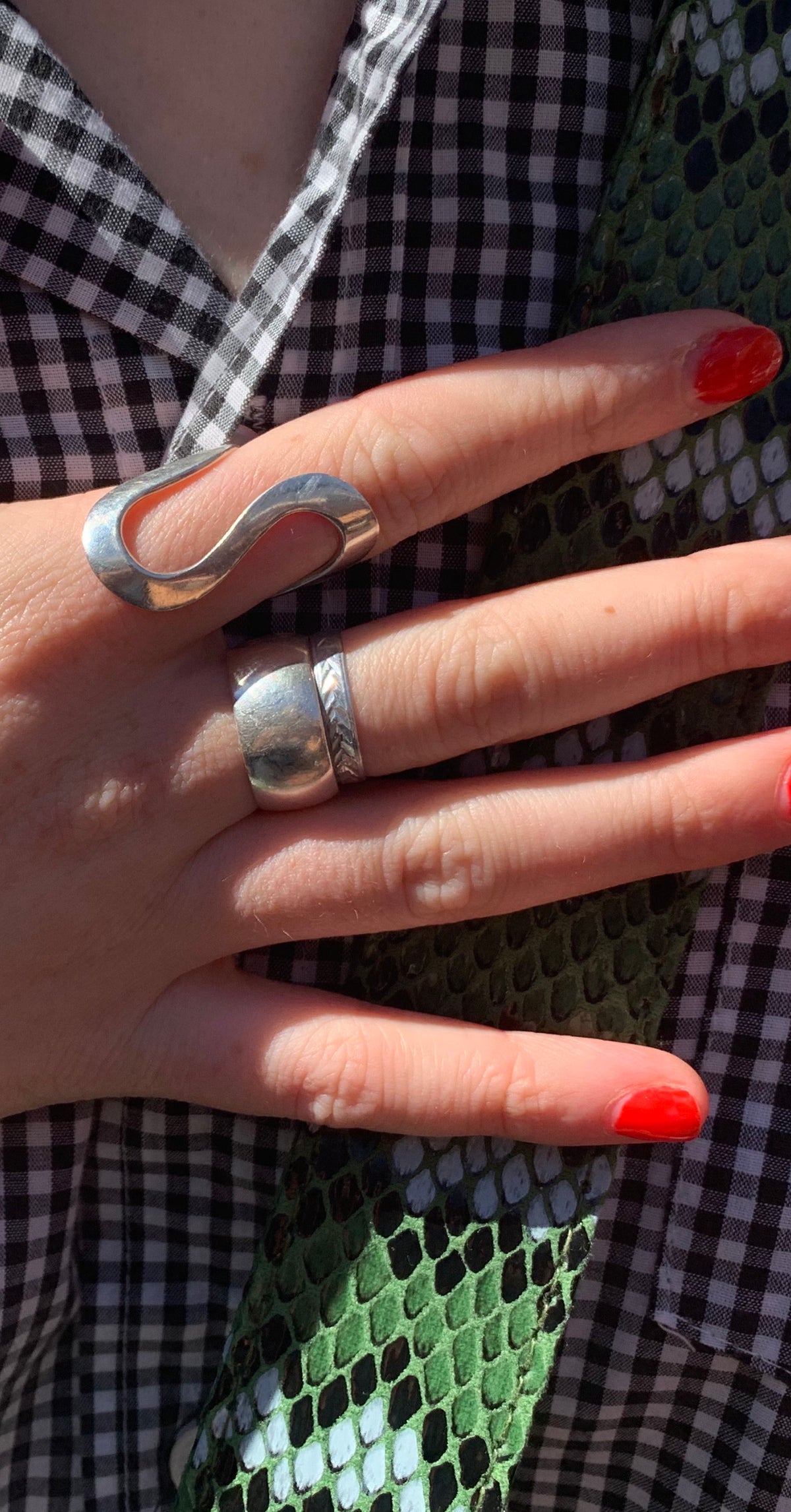 Wave Sterling Silver Ring