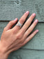 Sterling Silver Crossover Wrap Ring-Adjustable
