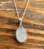 Moonstone Oval Bohemian Sterling Silver Necklace