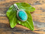 Turquoise Bohemian Oval Sterling Silver Necklace