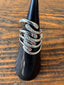 Serpent Sterling Silver Statement Ring