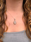 Moonstone Oval Bohemian Sterling Silver Necklace