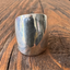 Full FingerSterling Silver Dome Ring-Adjustable