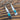 Long Triangle Silver Turquoise Gemstone Earrings
