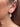 Prehnite Oval Dot Silver Earrings