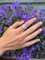 Sterling Silver Crossover Wrap Ring-Adjustable