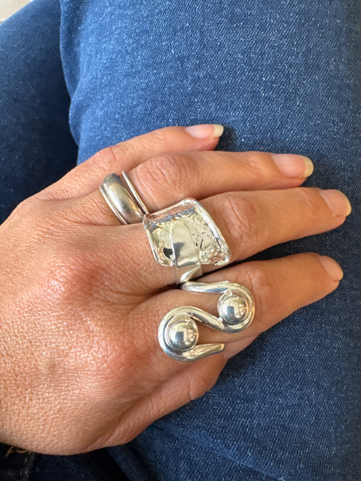 Sterling Silver Spoon Ring Design