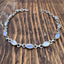 Faceted Moonstone Sterling Silver Bracelet