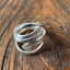 Serpent Sterling Silver Statement Ring