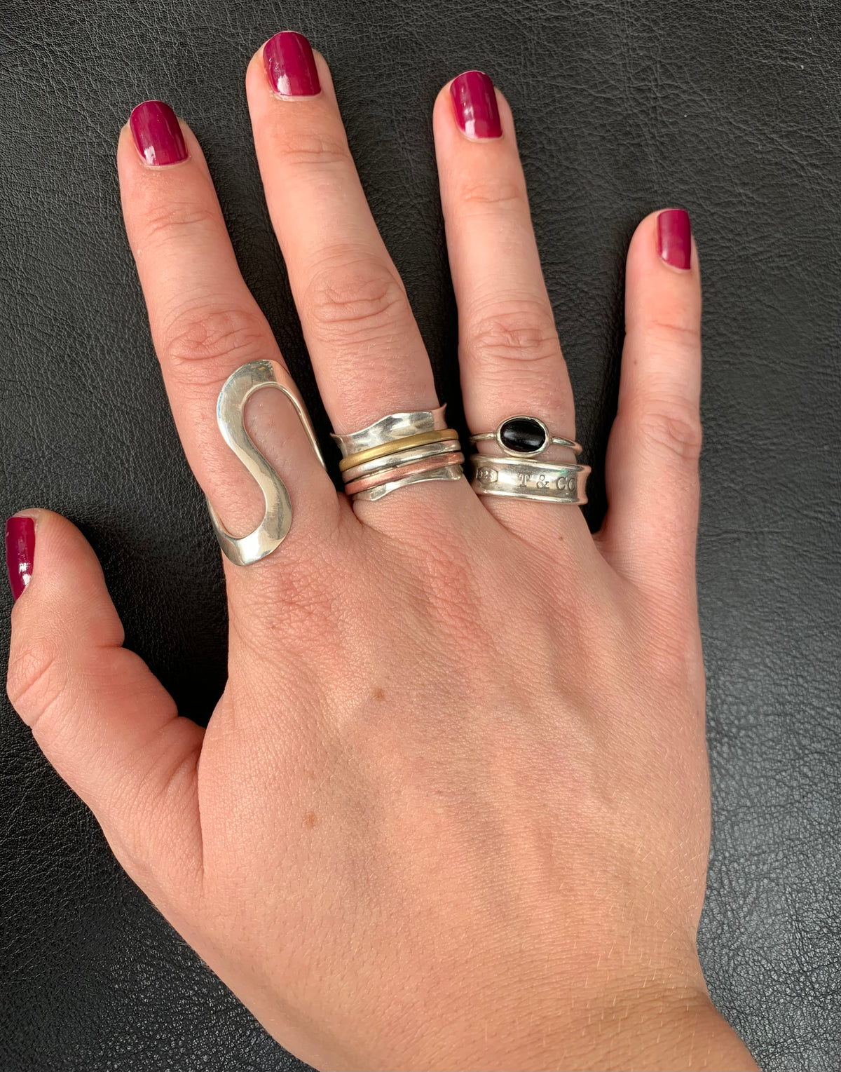 Wave Sterling Silver Ring