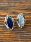 Reversible Gemstone Ring- Sterling Silver-Adjustable