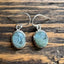 Classic Aquamarine Oval Sterling Silver Earrings