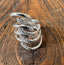 Serpent Sterling Silver Statement Ring