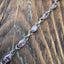 Faceted Pink Topaz Sterling Silver Bracelet
