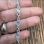 Faceted Blue Topaz Sterling Silver Bracelet