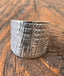 Sterling Silver Square Band Ring- Adjustable
