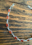 Dainty Carnelian Sterling Silver Bracelet