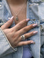 Silver Square Ring