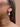 Rose Quartz Oval Dot Silver Earrings