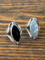Reversible Gemstone Ring- Sterling Silver-Adjustable