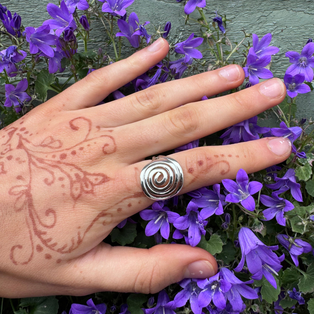 Spiral Sterling Silver Ring