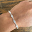 Dainty Moonstone Sterling Silver Bracelet