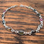 Dainty Tourmaline Sterling Silver Bracelet