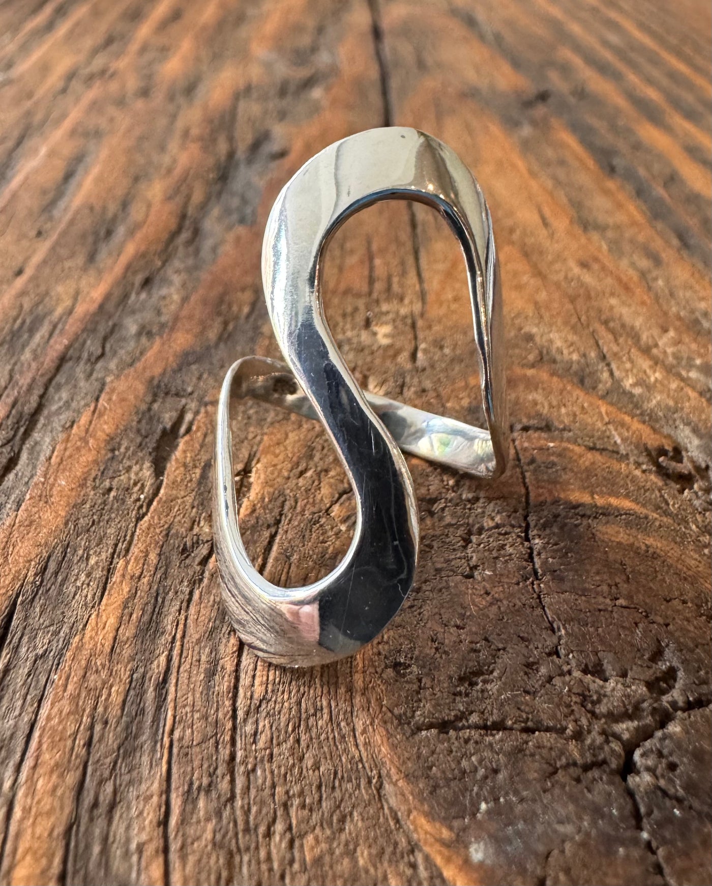 Wave Sterling Silver Ring
