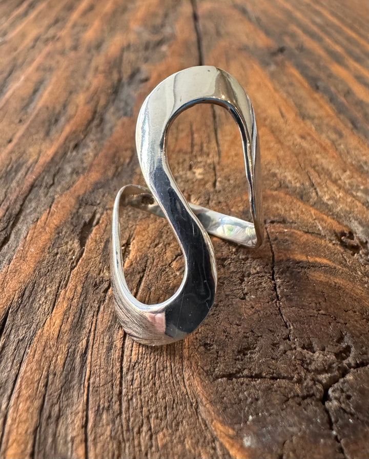 Wave Sterling Silver Ring