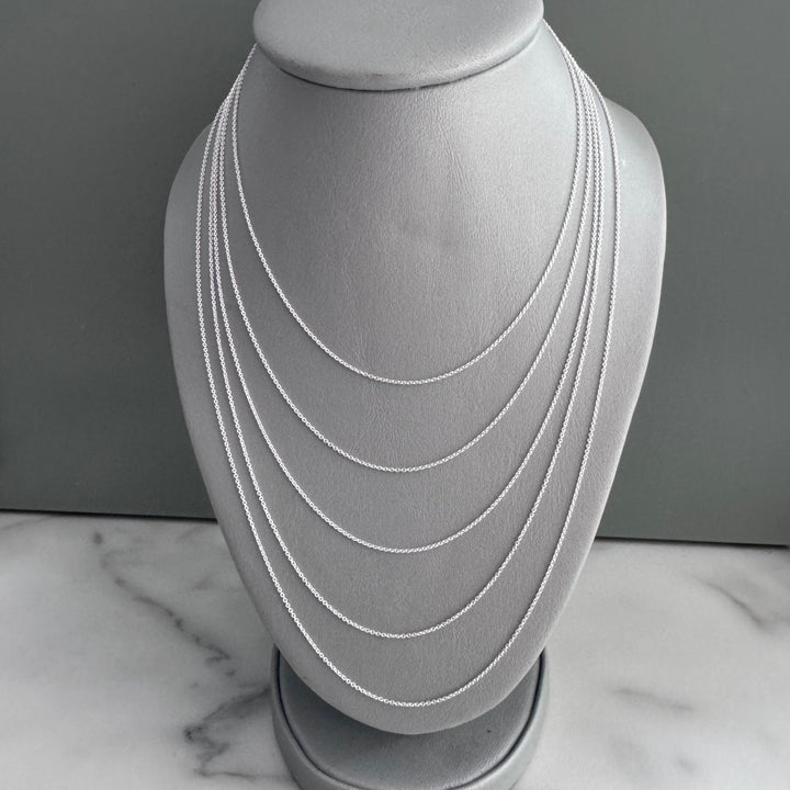 Sterling Silver Classic Chain - 16 18 20 22 24 Inch Options