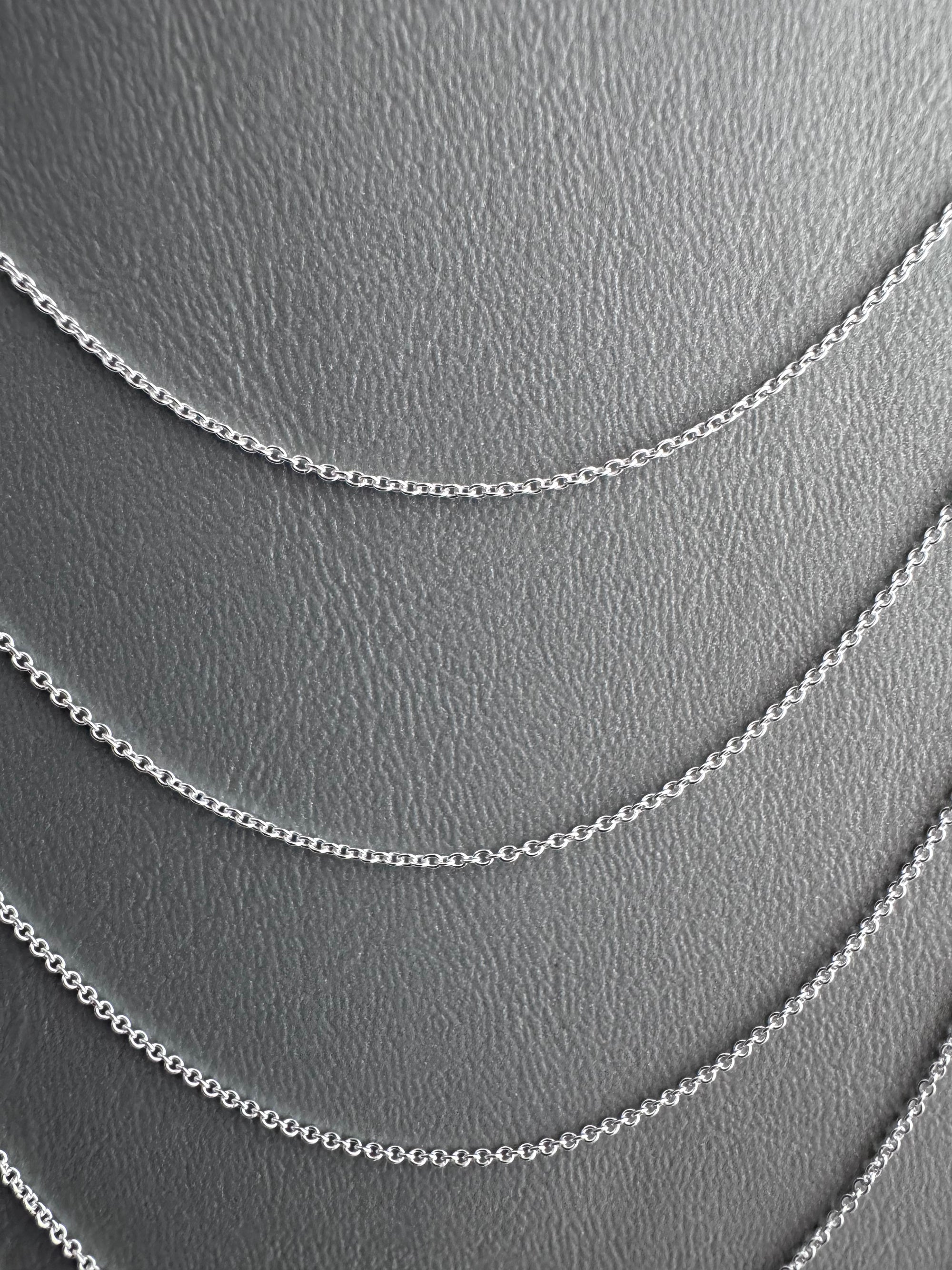 Sterling Silver Classic Chain - 16 18 20 22 24 Inch Options