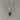 Garnet Vintage Scroll Pendant Necklace