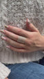 Full Finger Twisted Thick Band Sterling Silver Ring-Adjustable