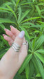 Chevron Sterling Silver Ring - Adjustable - Great on Thumb