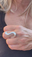 Wave Sterling Silver Ring