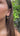 Tiger Eye Oval Dot Silver Earrings