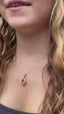 Faceted Citrine Oval Bohemian Sterling Silver Necklace