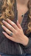 Thick Square Signet Ring Sterling Silver