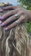 Sterling Silver Crossover Wrap Ring-Adjustable