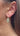 Prehnite Oval Dot Silver Earrings