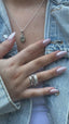 Silver Square Ring
