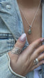 Silver Multi Band Chevron Wave Ring, Adjustable Thumb Ring