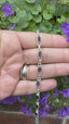 Faceted Iolite Sterling Silver Bracelet
